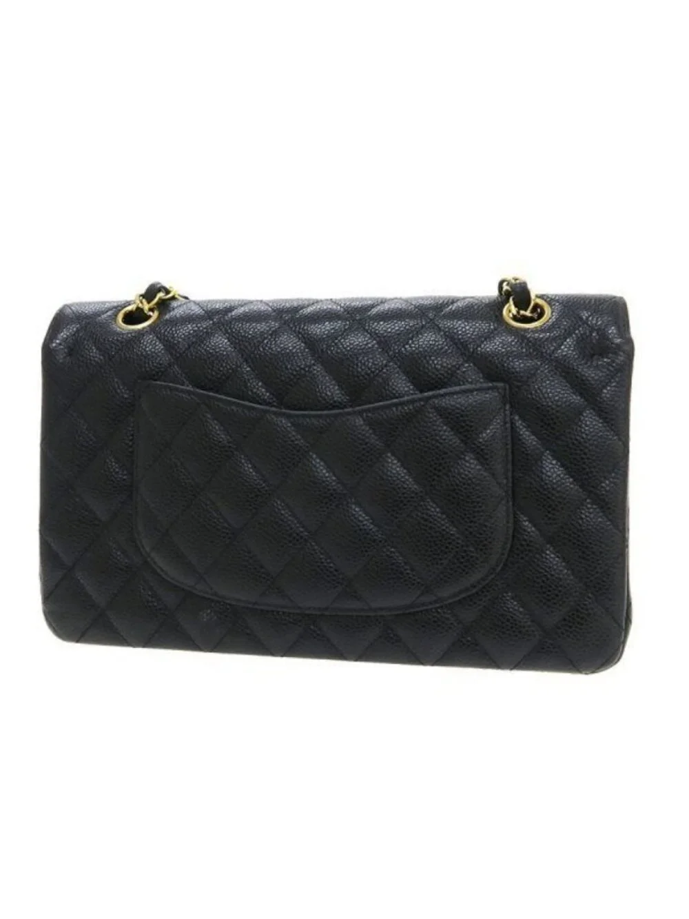 Chanel Caviar Quilted Double Flap Bag Chain